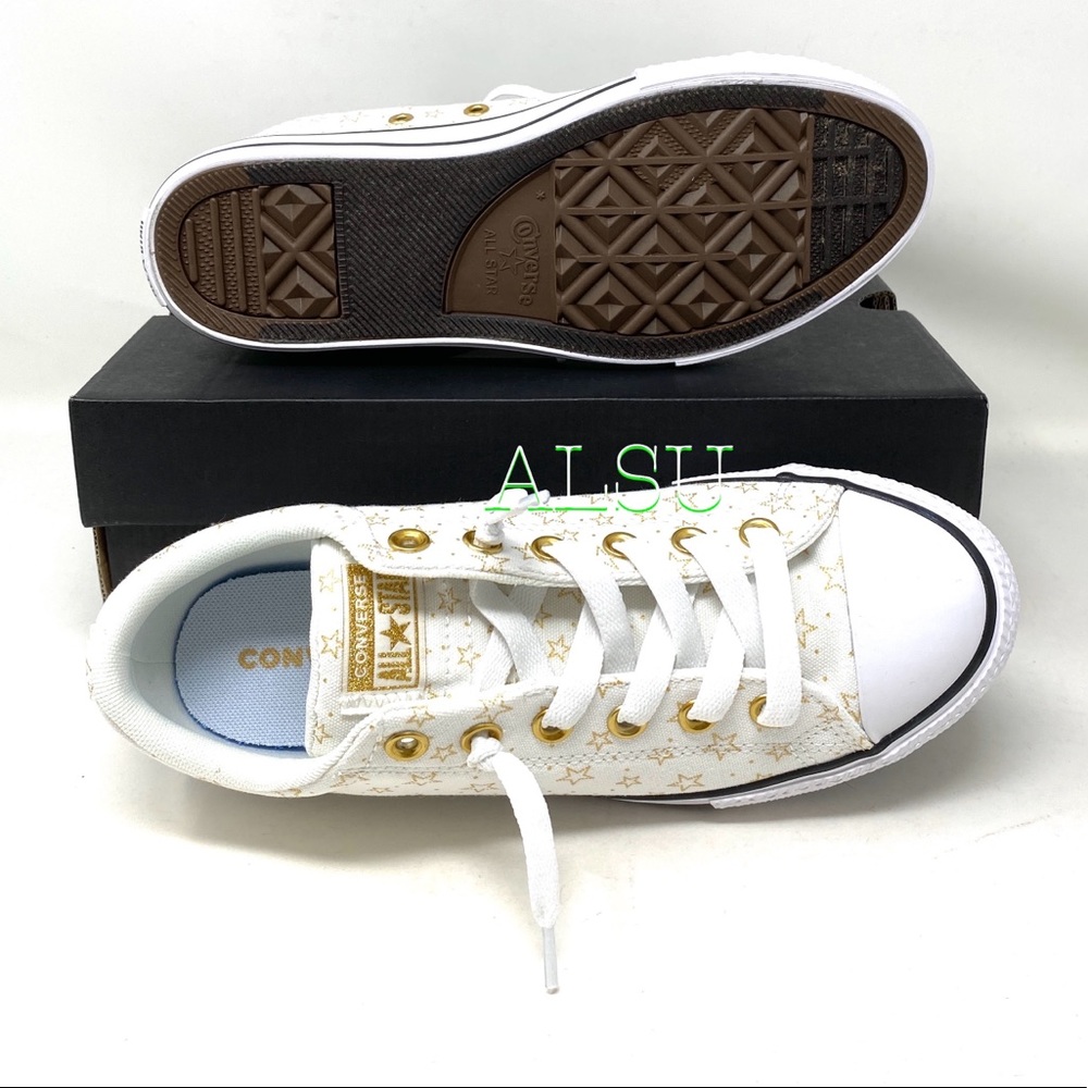 Converse Ctas Street Slip White Gold Kids Toddler - Picture 4 of 10